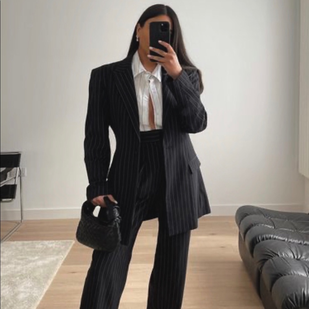Zara Pin-Striped Pants